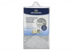 Sertapedic Plush Contoured Changing Pad Cover | Super Soft And Comfy For Baby (Grey)