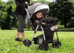 Delta Children Pearl II Reversible Handle Stroller Full-Size Strollers