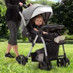 Delta Children Pearl II Reversible Handle Stroller Full-Size Strollers