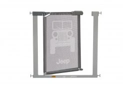 Jeep Adjustable Baby Safety Gate - Easy Fit Pressure Mount Design With Walk-Through Door Baby Gates