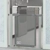 Delta Children Adjustable Baby Safety Gate - Easy Fit Pressure Mount Design With Walk-Through Door