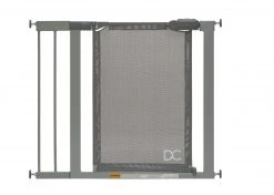 Delta Children Adjustable Baby Safety Gate - Easy Fit Pressure Mount Design With Walk-Through Door