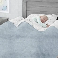 Delta Children Inflatable Bed Rails For Toddlers & Kids With Foot Pump (2 Pack) Foam Bed Rails