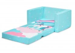 Delta Children Unicorn Cozee Flip Out Chair - 2-in-1 Convertible Chair To Lounger For Kids Kids’ Chairs