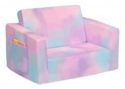 Delta Children Cozee Flip-Out Chair - 2-in-1 Convertible Chair To Lounger For Kids