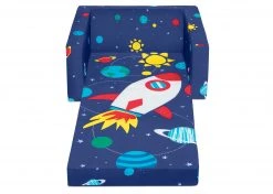 Delta Children Kids’ Chairs Spaceship Cozee Flip Out Chair - 2-in-1 Convertible Chair To Lounger For Kids