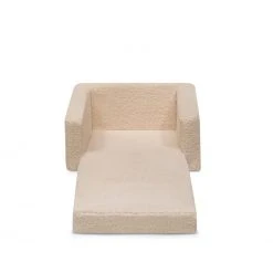 Delta Children Kids’ Chairs Cozee Flip-Out Sherpa 2-in-1 Convertible Chair To Lounger For Kids