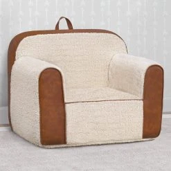 Delta Children Cozee Sherpa And Faux Leather Chair For Kids Kids’ Chairs 11 Delta Children Cozee Sherpa And Faux Leather Chair For Kids Kids’ Chairs