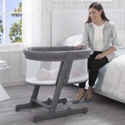 Bassinets Simmons Kids® Oval City Sleeper Bassinet