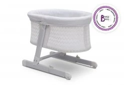 Bassinets Simmons Kids® Oval City Sleeper Bassinet 31 Bassinets Simmons Kids® Oval City Sleeper Bassinet