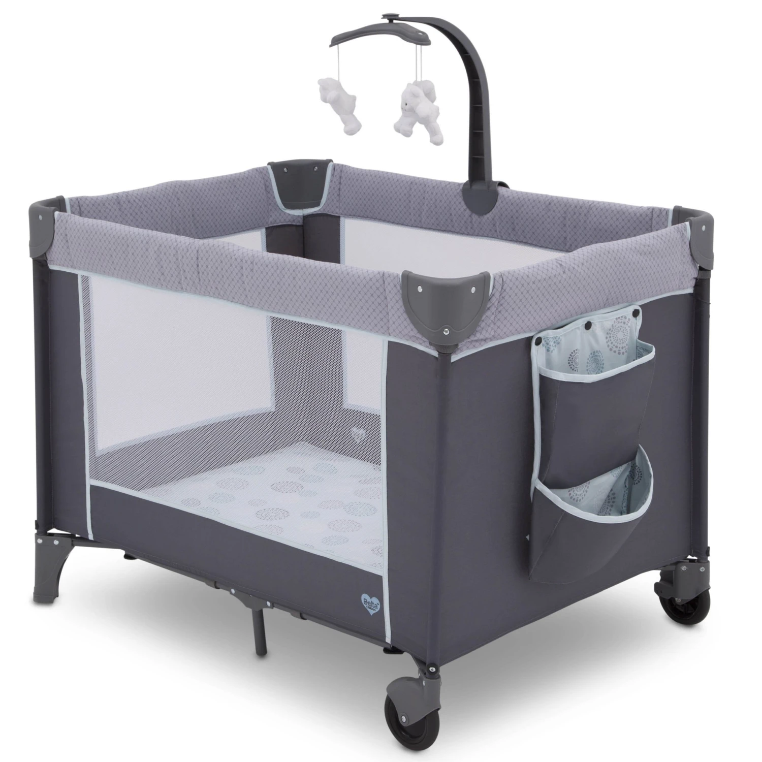 Delta Children LX Deluxe Portable Baby Play Yard With Removable Bassinet And Changing Table 6 Delta Children LX Deluxe Portable Baby Play Yard With Removable Bassinet And Changing Table