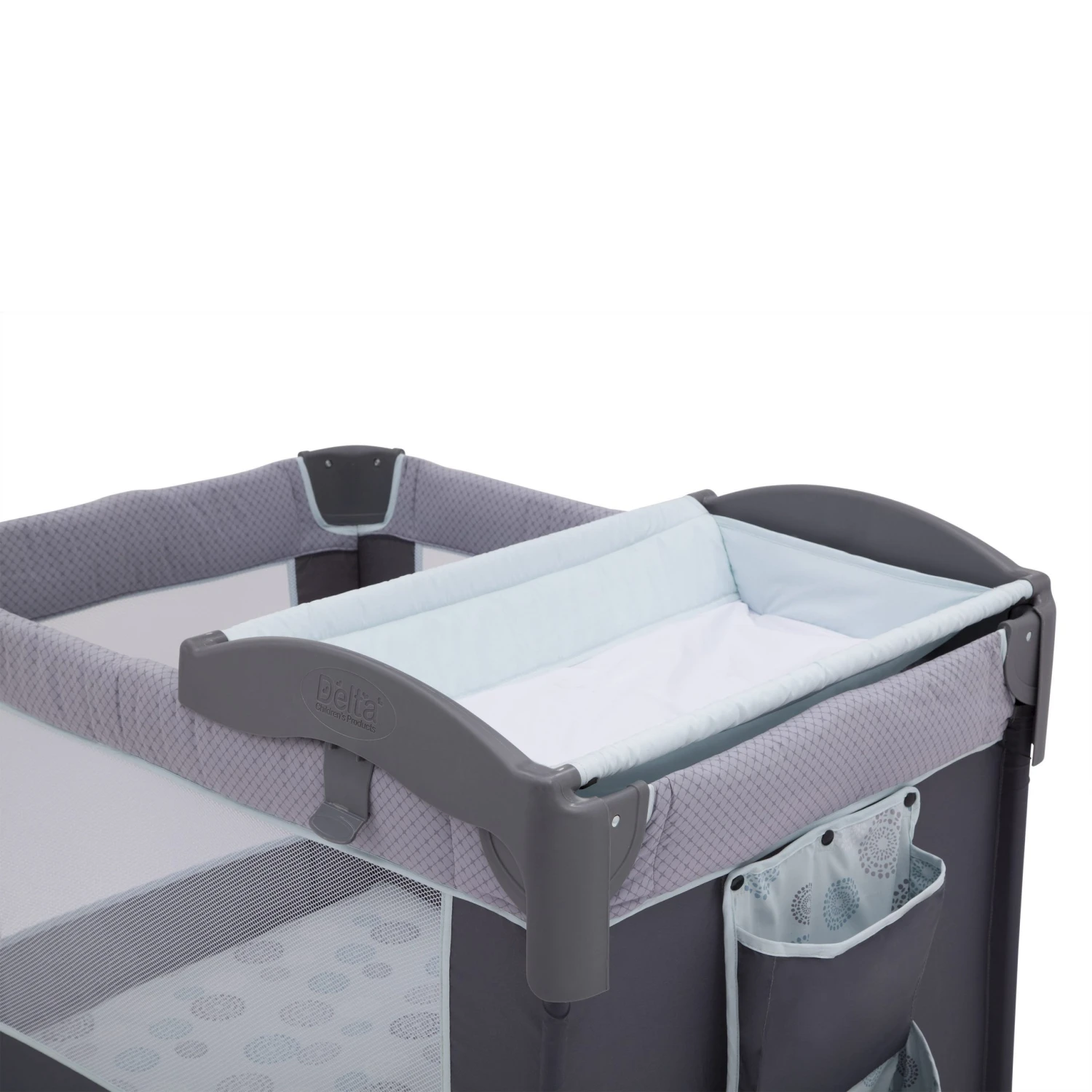 Delta Children LX Deluxe Portable Baby Play Yard With Removable Bassinet And Changing Table 7 Delta Children LX Deluxe Portable Baby Play Yard With Removable Bassinet And Changing Table
