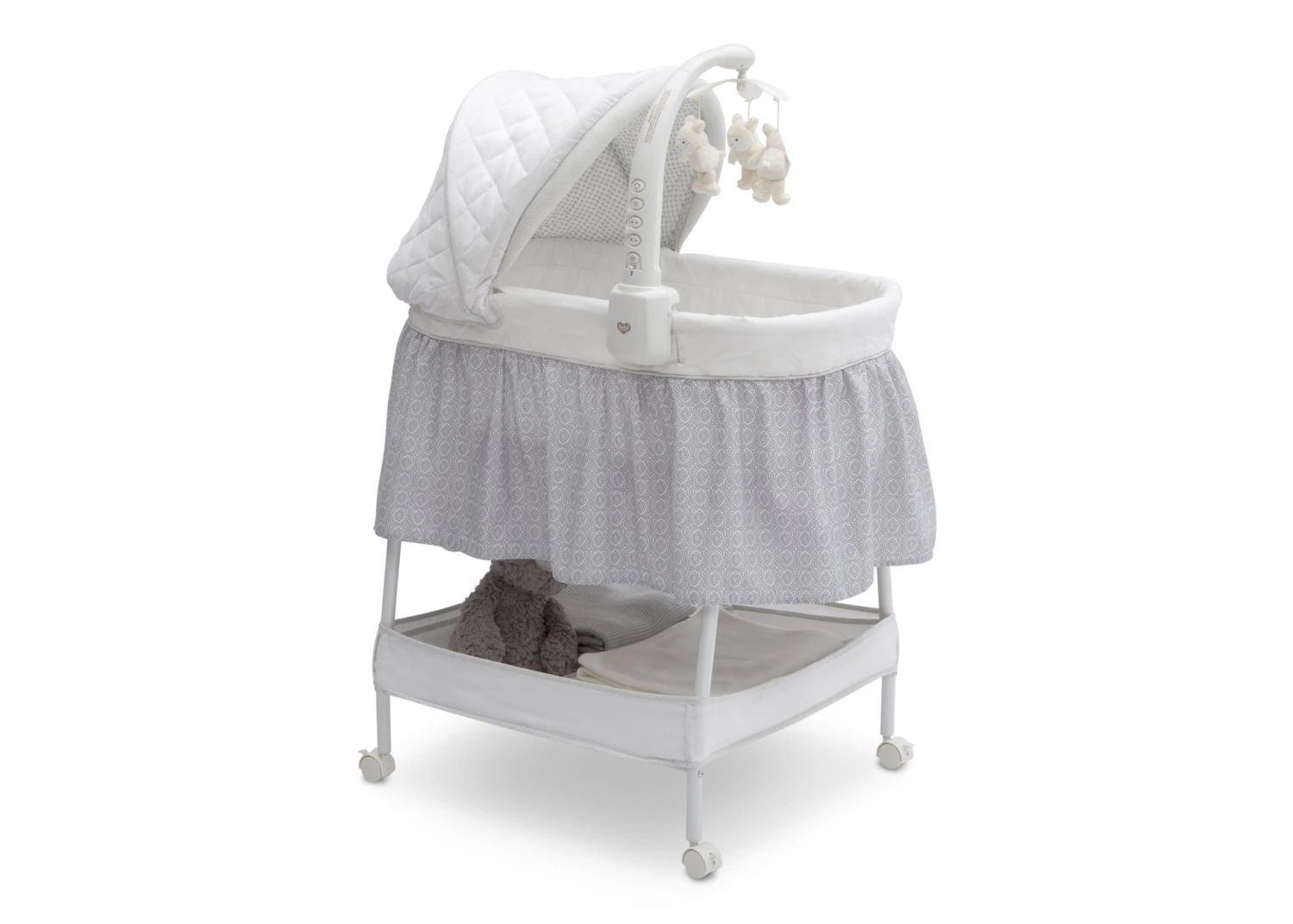 Delta Children Bassinets Deluxe Gliding Bassinet 4 Delta Children Bassinets Deluxe Gliding Bassinet