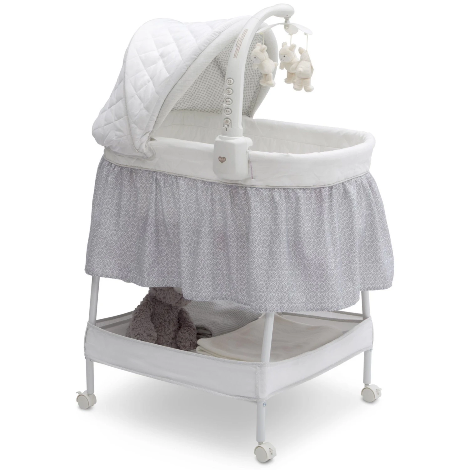 Delta Children Bassinets Deluxe Gliding Bassinet 12 Delta Children Bassinets Deluxe Gliding Bassinet