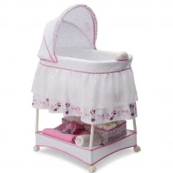 Delta Children Minnie Boutique Gliding Bassinet Bassinets