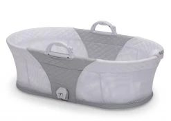 Delta Children 2-in-1 Moses Basket Bedside Bassinet Sleeper Bassinets