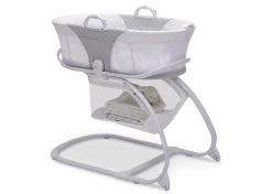 Delta Children 2-in-1 Moses Basket Bedside Bassinet Sleeper Bassinets