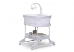 Delta Children SleepCool Rocking Bassinet With Airflow Mesh