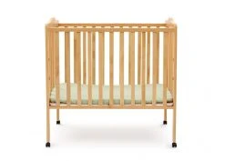 Delta Children Folding Portable Mini Baby Crib With 1.5-inch Mattress