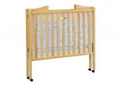 Delta Children Folding Portable Mini Baby Crib With 1.5-inch Mattress