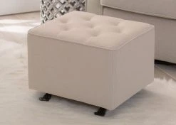 Delta Children Emma Diamond Tufted Nursery Gliding Ottoman Gliders & Rocking Chairs