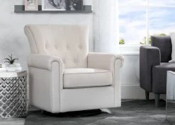 Delta Children Harper Nursery Glider Swivel Rocker Chair