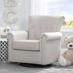Delta Children Harper Nursery Glider Swivel Rocker Chair