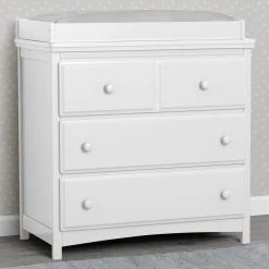 Delta Children Emerson 3 Drawer Dresser With Changing Top Dressers
