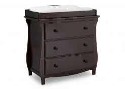 Delta Children Lancaster 3 Drawer Dresser With Changing Top Dressers & Changing Tables
