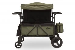 What's New Jeep Deluxe Wrangler Wagon Stroller With Cooler Bag And Parent Organizer