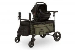 What's New Jeep Deluxe Wrangler Wagon Stroller With Cooler Bag And Parent Organizer