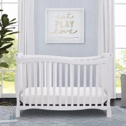 Delta Children Baby Cribs Brookside 4-in-1 Convertible Crib