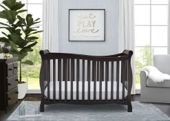Delta Children Baby Cribs Brookside 4-in-1 Convertible Crib