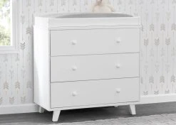 Delta Children Ava 3 Drawer Dresser With Changing Top