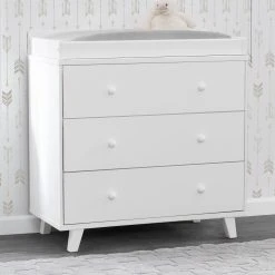 Delta Children Ava 3 Drawer Dresser With Changing Top