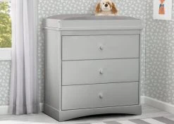 Delta Children Dressers & Changing Tables Sutton 3 Drawer Dresser With Changing Top