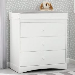 Delta Children Dressers & Changing Tables Sutton 3 Drawer Dresser With Changing Top