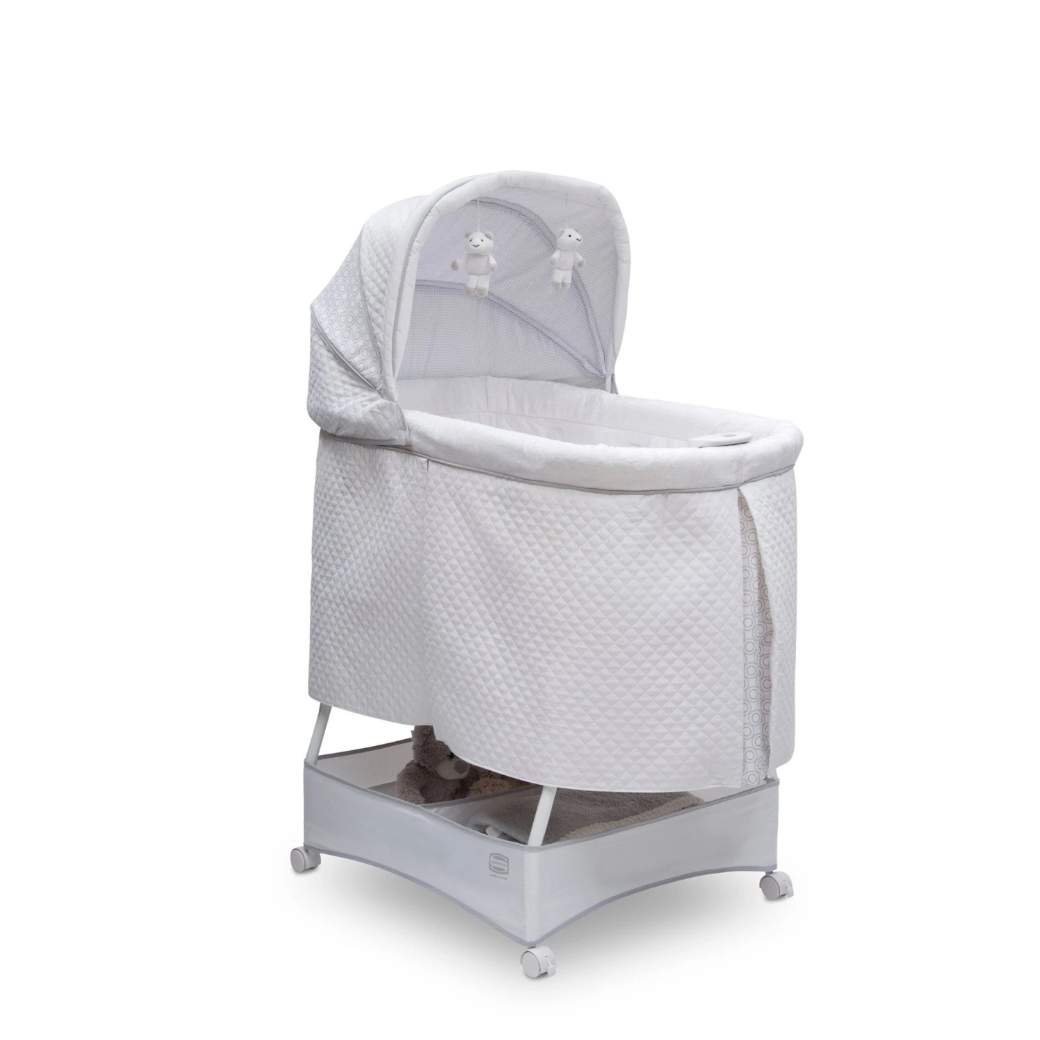 Simmons Kids Bassinets Beautyrest™ Silent Auto Gliding Lux Bassinet - Inner Circle 6 Simmons Kids Bassinets Beautyrest™ Silent Auto Gliding Lux Bassinet - Inner Circle