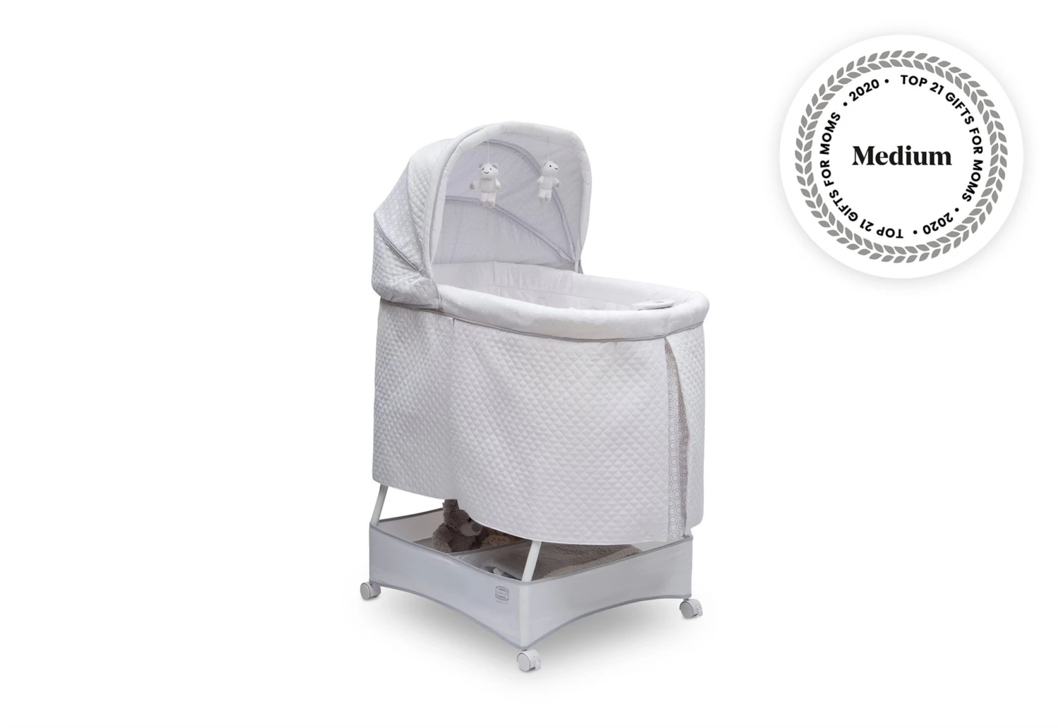 Simmons Kids Bassinets Beautyrest™ Silent Auto Gliding Lux Bassinet - Inner Circle 5 Simmons Kids Bassinets Beautyrest™ Silent Auto Gliding Lux Bassinet - Inner Circle