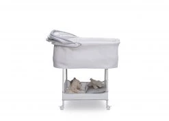 Simmons Kids Silent Auto Gliding Elite Bassinet - Basketweave Bassinets