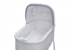 Simmons Kids Silent Auto Gliding Elite Bassinet - Basketweave Bassinets