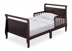 Delta Children Wood Sleigh Toddler Bed Toddler Beds