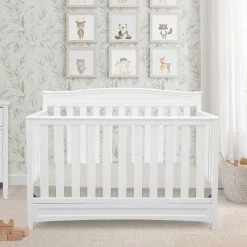 Delta Children Emery 4-in-1 Convertible Crib Baby Cribs
