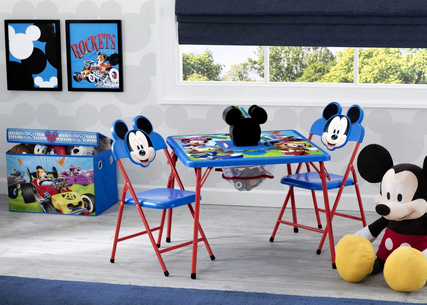 Delta Children Mickey Mouse 4-Piece Kids Furniture Set Table & Chair Sets 3 Delta Children Mickey Mouse 4-Piece Kids Furniture Set Table & Chair Sets
