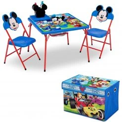 Delta Children Mickey Mouse 4-Piece Kids Furniture Set Table & Chair Sets 13 Delta Children Mickey Mouse 4-Piece Kids Furniture Set Table & Chair Sets