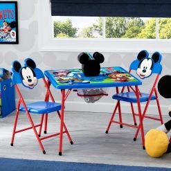 Delta Children Mickey Mouse 4-Piece Kids Furniture Set Table & Chair Sets 12 Delta Children Mickey Mouse 4-Piece Kids Furniture Set Table & Chair Sets
