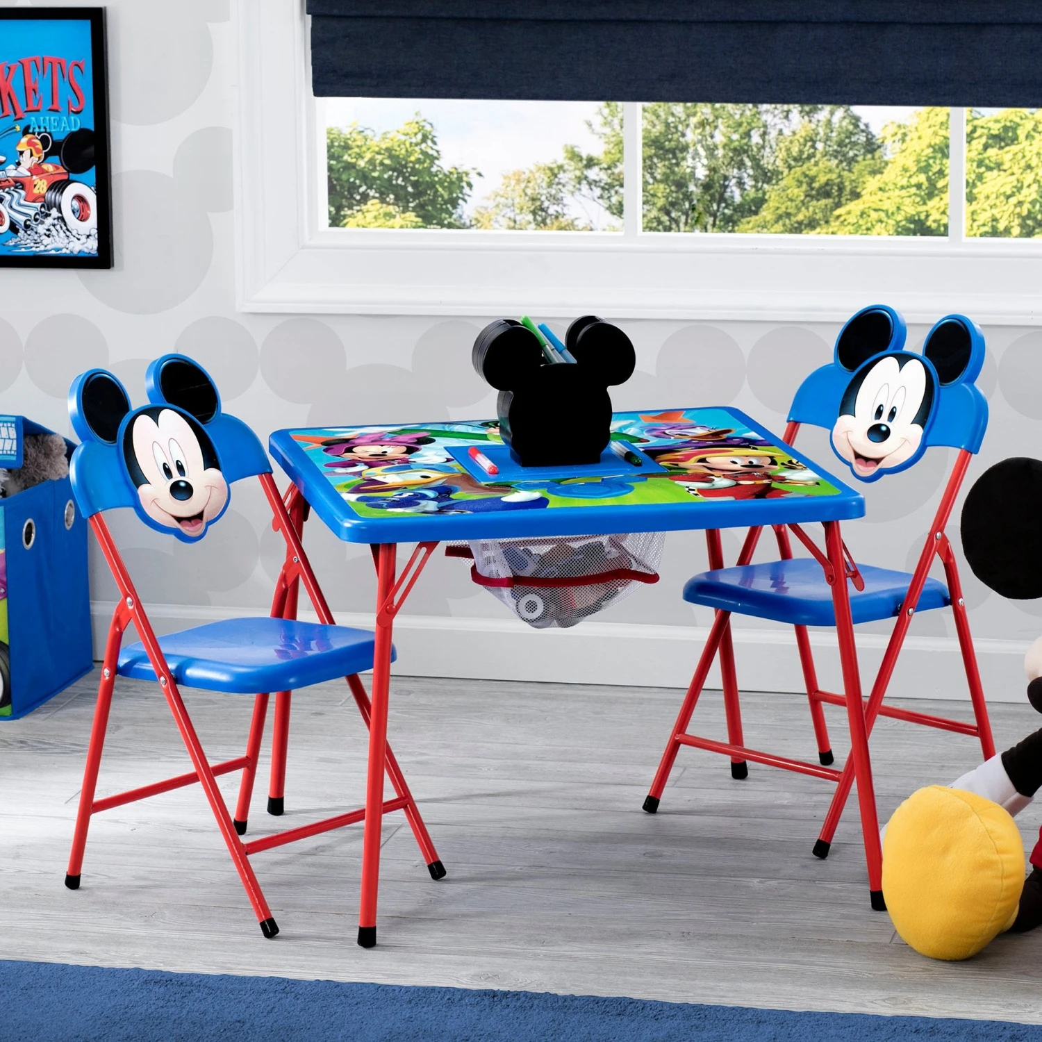 Delta Children Mickey Mouse 4-Piece Kids Furniture Set Table & Chair Sets 7 Delta Children Mickey Mouse 4-Piece Kids Furniture Set Table & Chair Sets