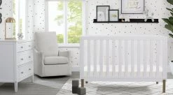 Delta Children Baby Cribs Hendrix 4-in-1 Convertible Crib