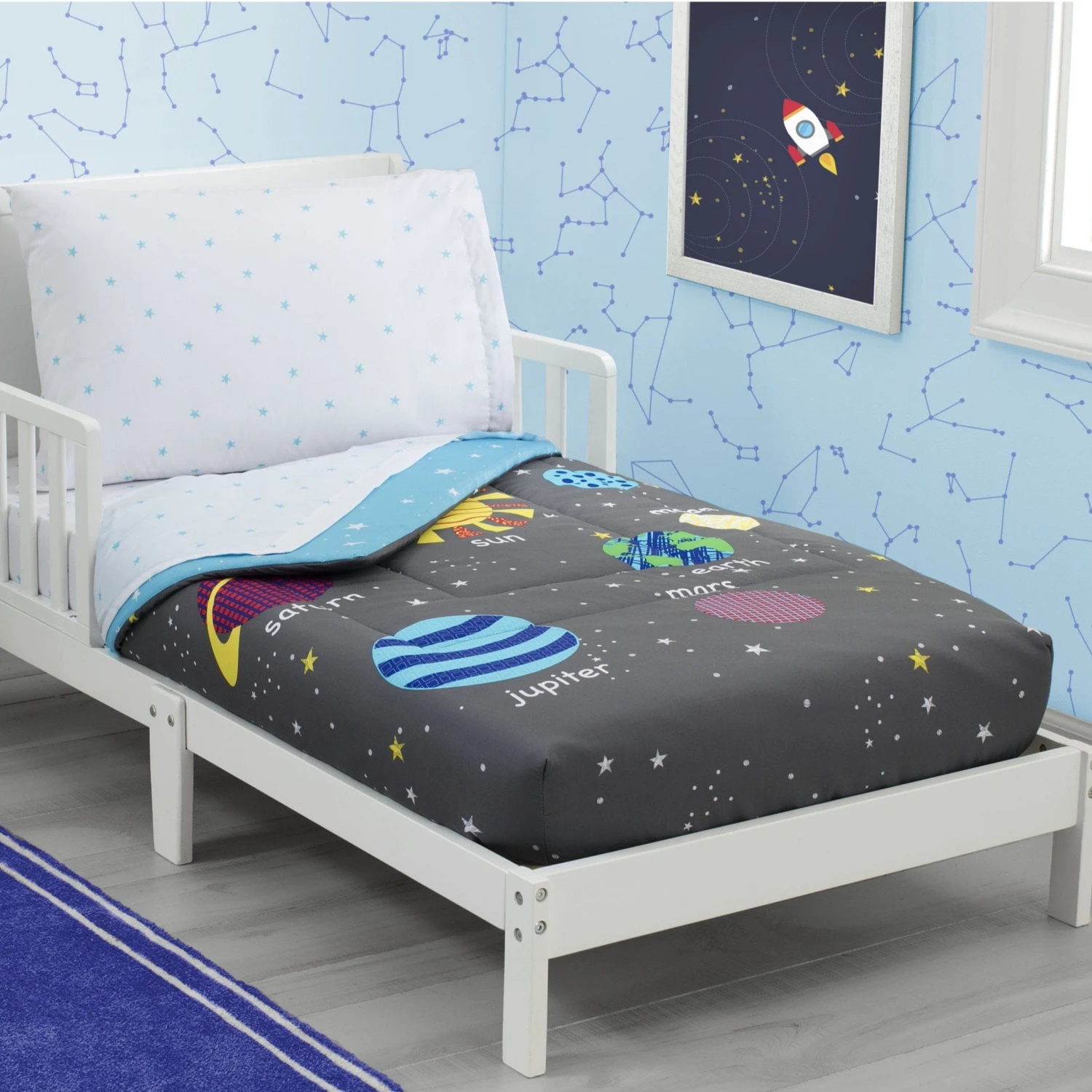 Delta Children Sheets & Mattress Covers Boys 4-Piece Toddler Bedding Set 5 Delta Children Sheets & Mattress Covers Boys 4-Piece Toddler Bedding Set