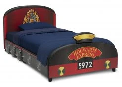 Delta Children Harry Potter Hogwarts Express Upholstered Twin Bed Twin Beds & Headboards